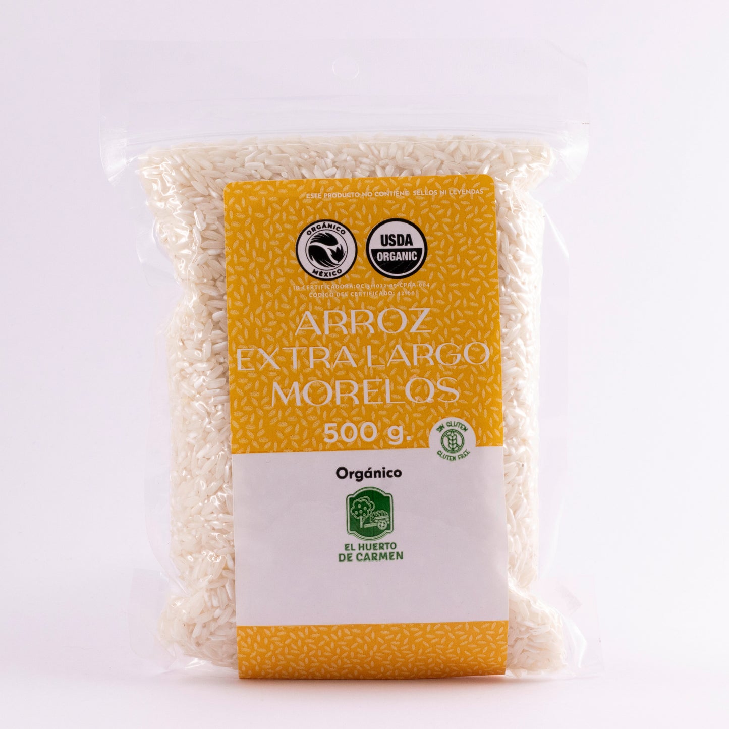 Arroz Blanco Orgánico (Extra Largo Morelos) 🍚🌿