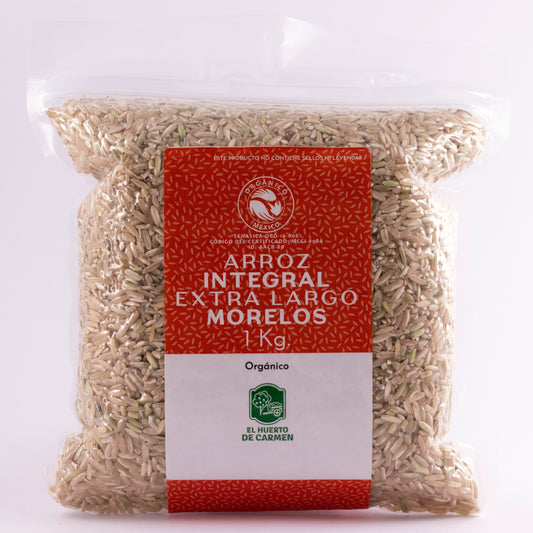 Arroz Integral Orgánico (Extra Largo Morelos) 🍚🌿