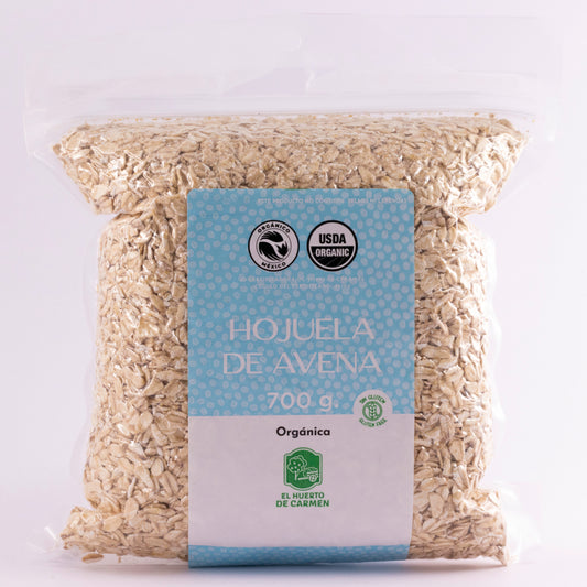 Avena en hojuela laminada🌾🥣Orgánica (Sin gluten)