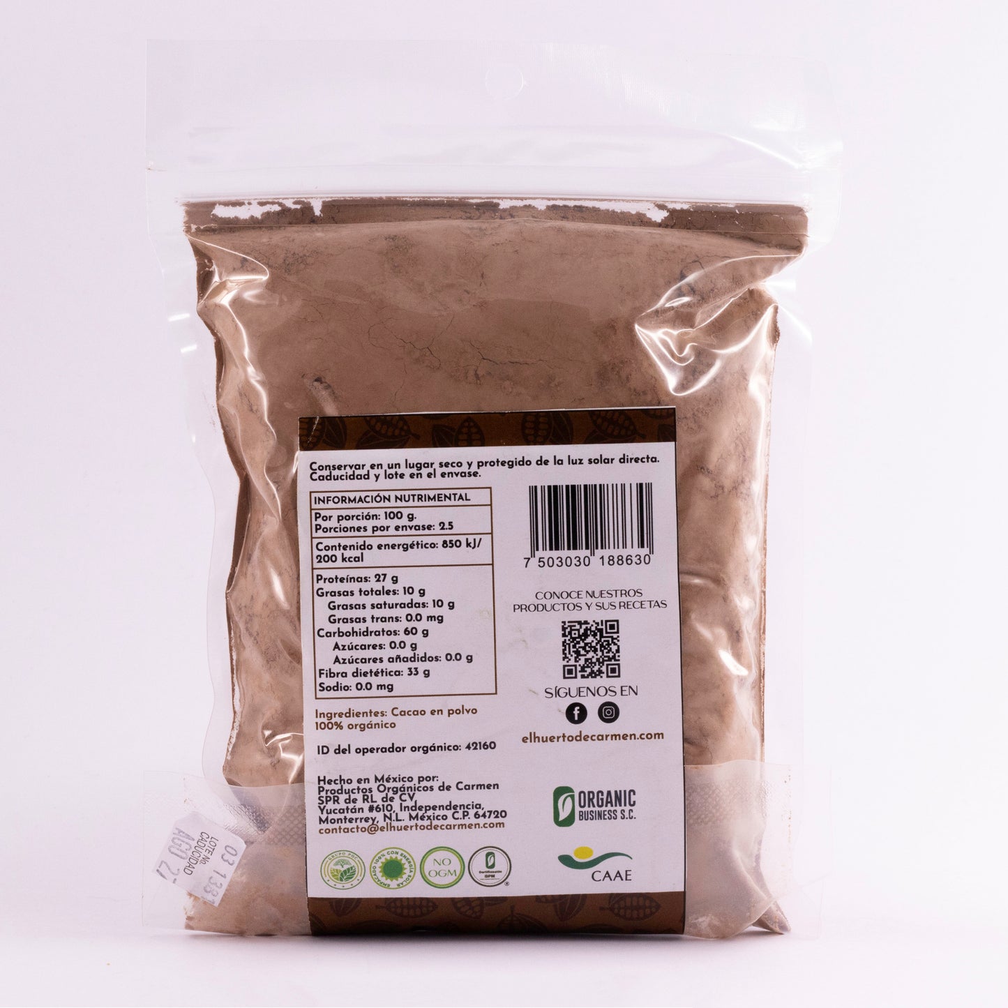 Cacao en Polvo Orgánico 🍫🌿