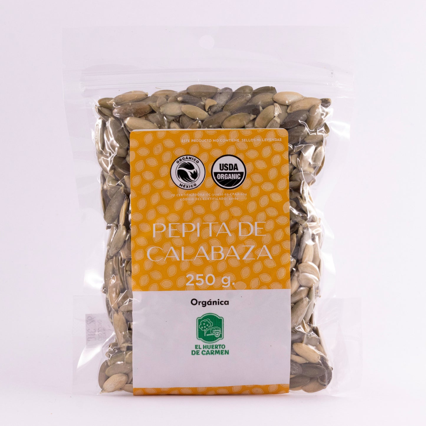 Pepita de Calabaza Orgánica (Pelada) 🌿🎃