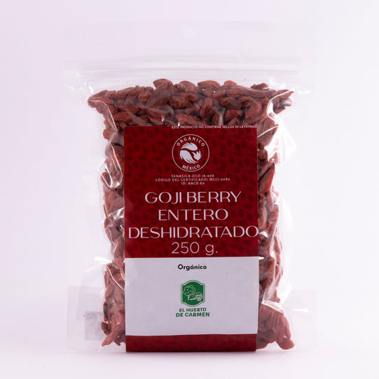 Goji Berry Entero Deshidratado Orgánico