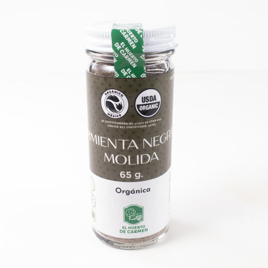 Pimienta Negra Molida Orgánica 65 gr.