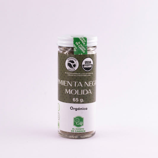 Pimienta Negra Molida Orgánica 🌿⚫
