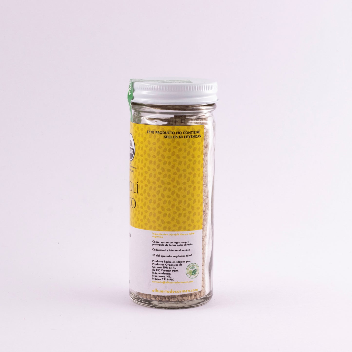 Ajonjolí Blanco Orgánico 🌿🫙