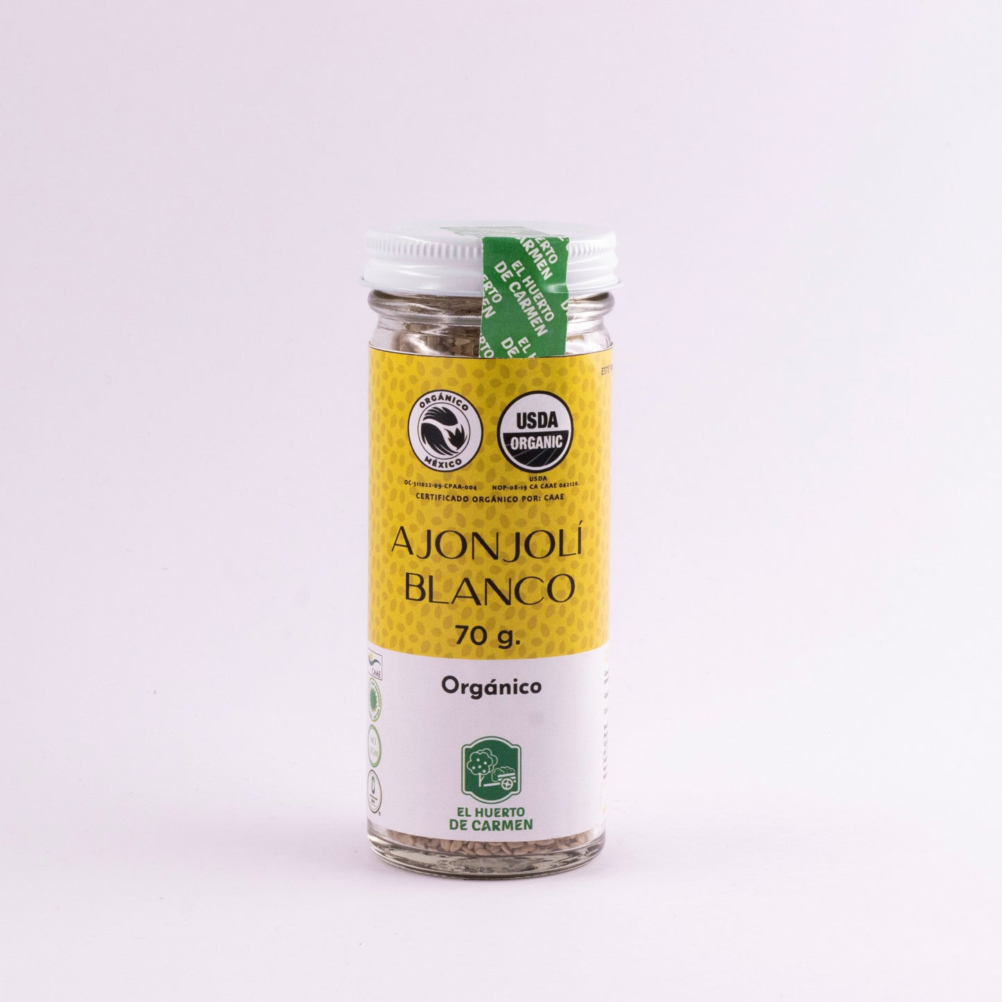 Ajonjolí Blanco Orgánico 🌿🫙
