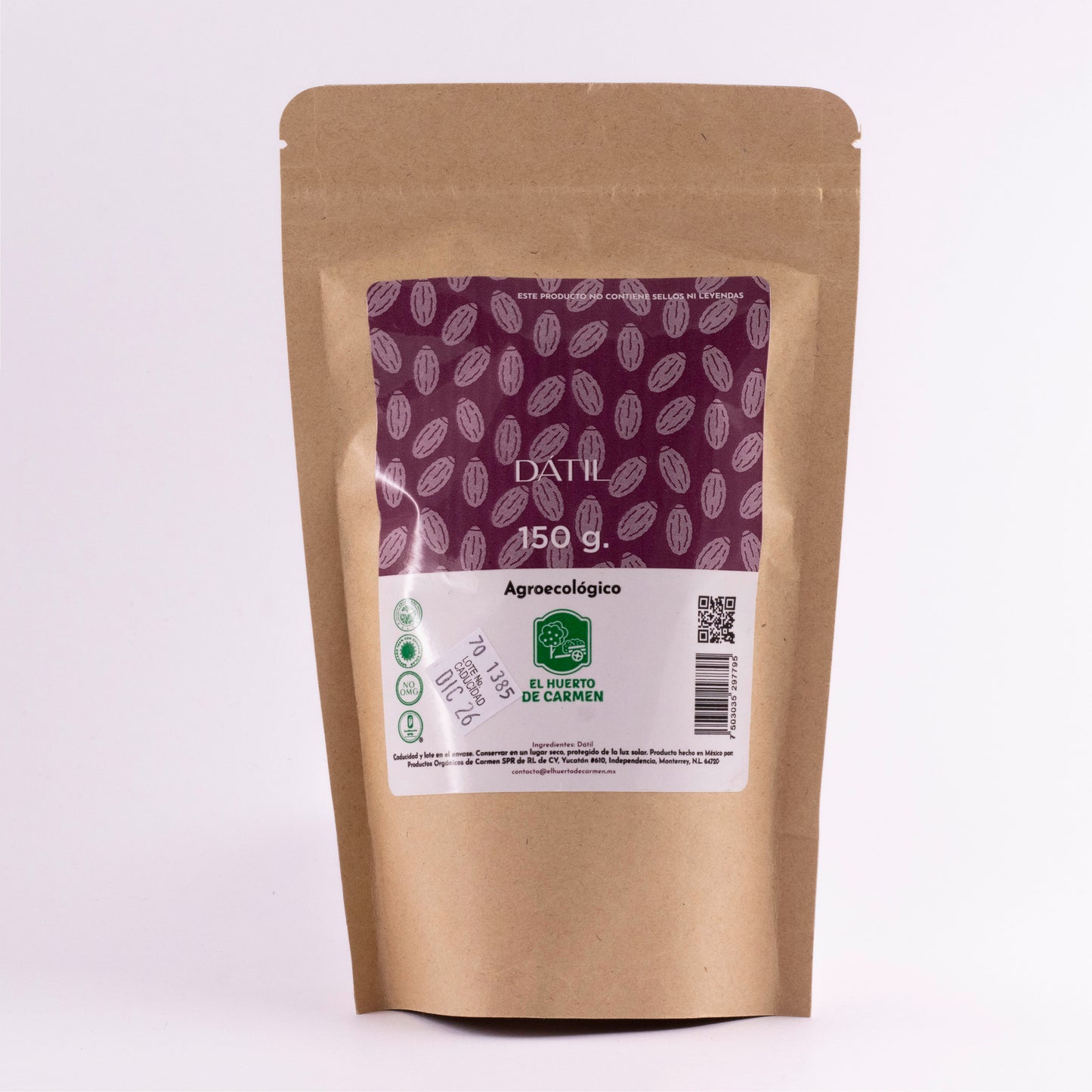 Dátil con Hueso Agroecológico 🌴