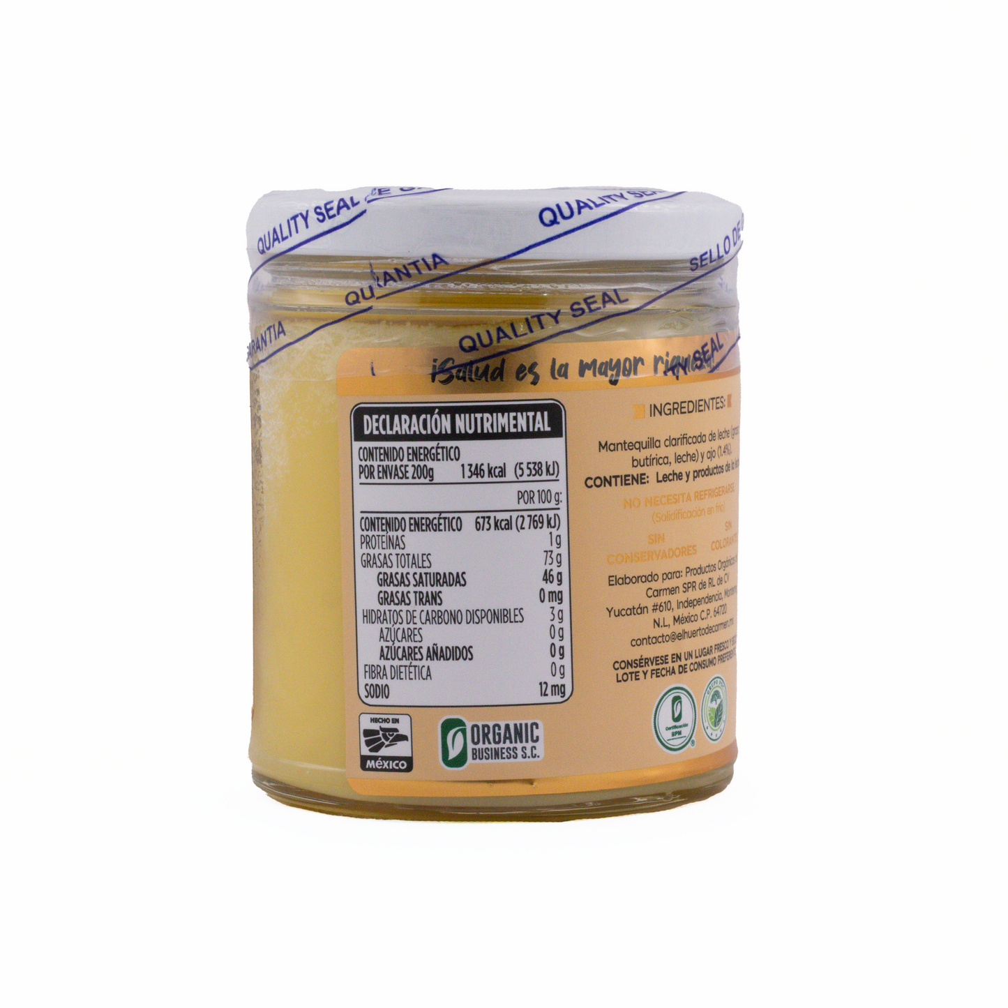 Mantequilla Ghee con Ajo 200 g