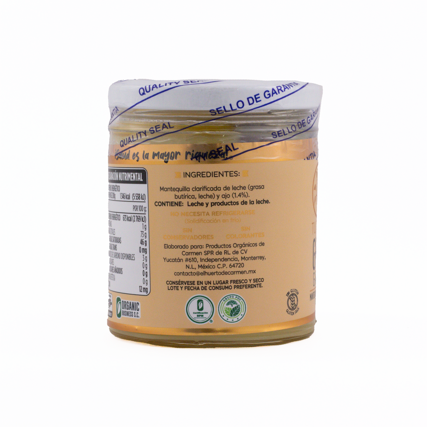 Mantequilla Ghee con Ajo 200 g