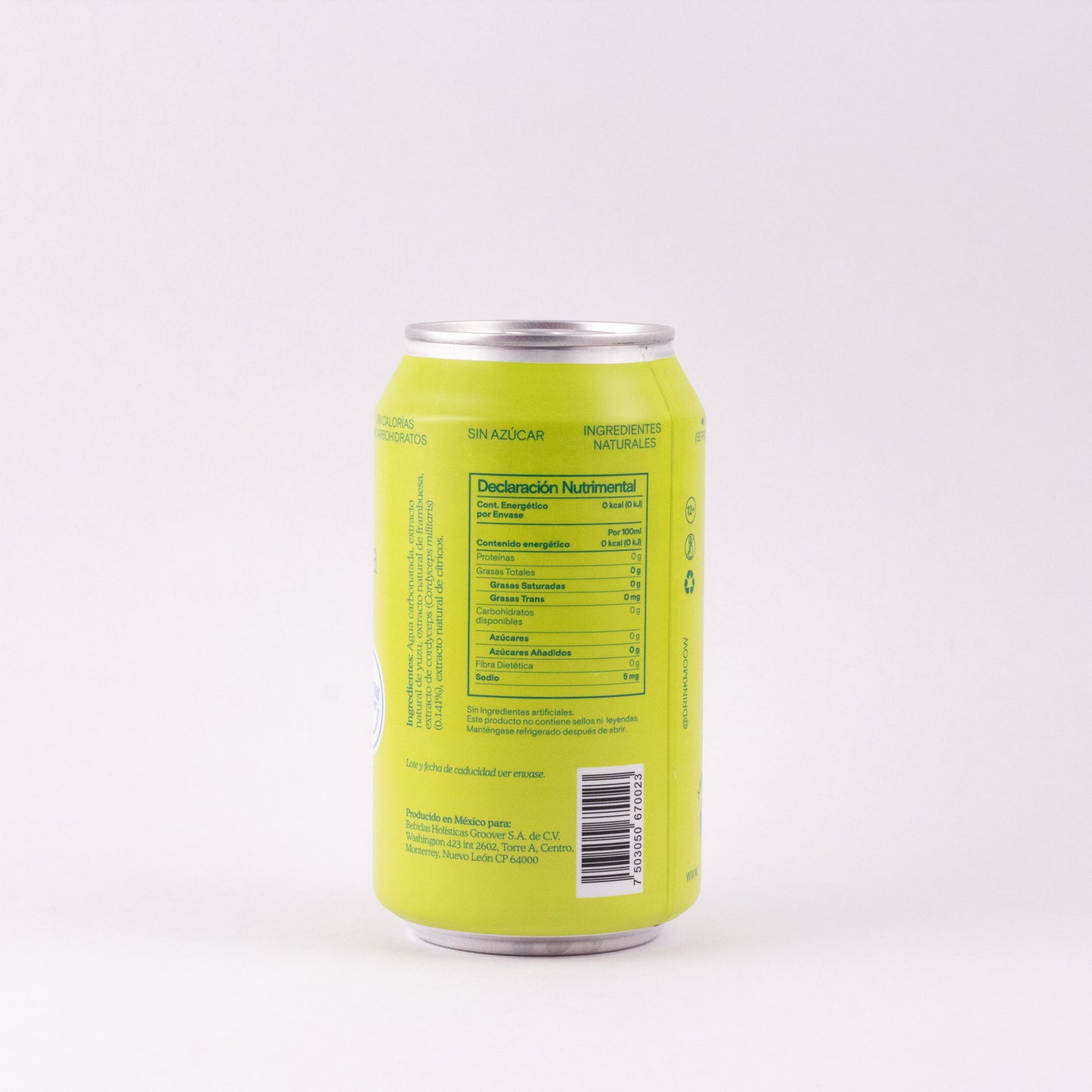 MOOW YUZU - Frambuesa + Cordyceps