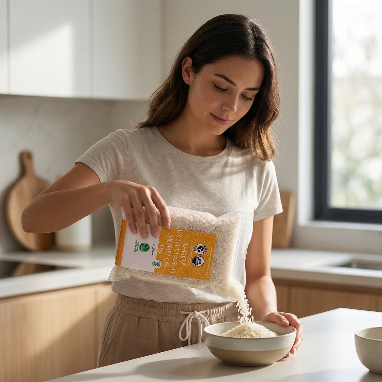 Arroz Blanco Orgánico (Extra Largo Morelos) 🍚🌿