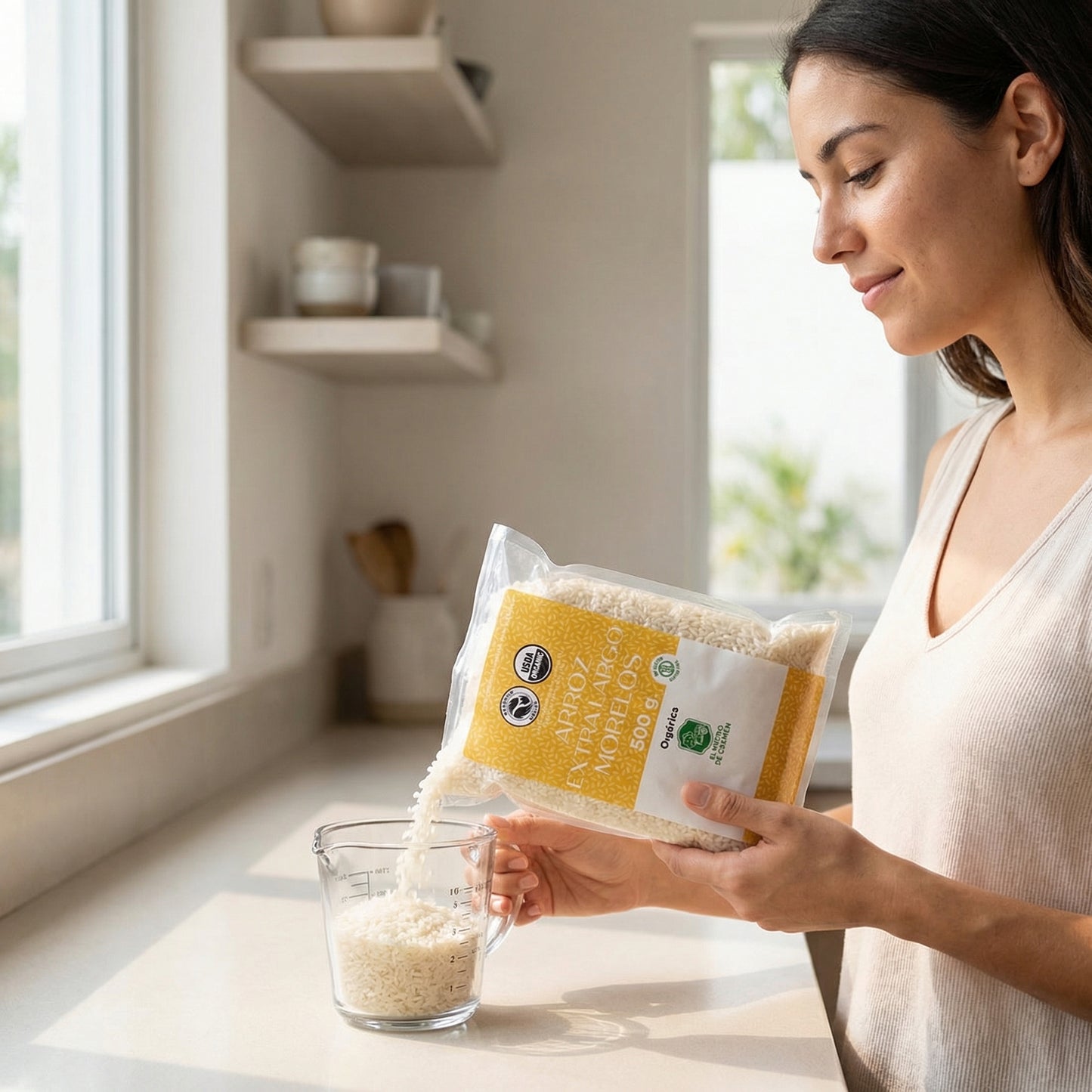 Arroz Blanco Orgánico (Extra Largo Morelos) 🍚🌿