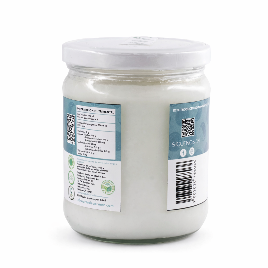 Aceite de Coco Orgánico Extra Virgen 🥥🌿