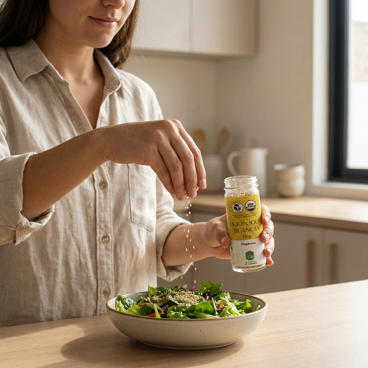 Ajonjolí Blanco Orgánico 🌿🫙