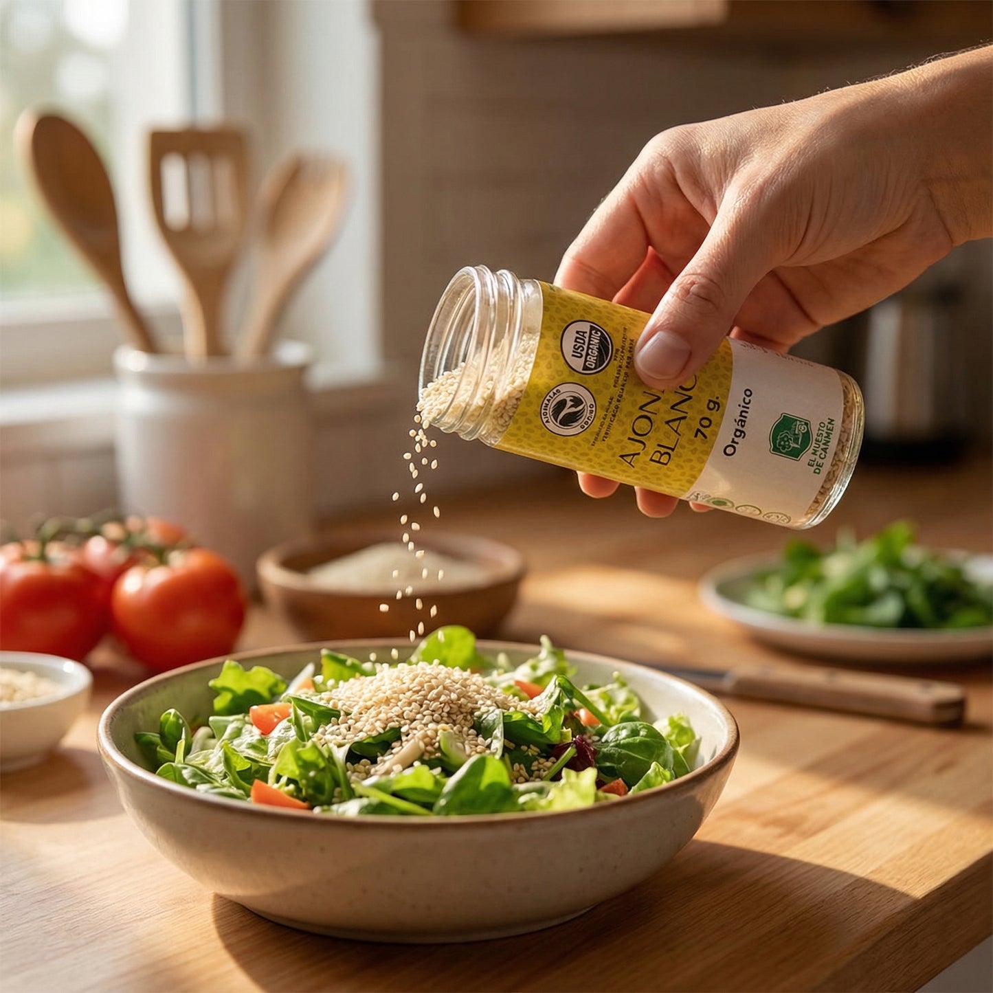 Ajonjolí Blanco Orgánico 🌿🫙